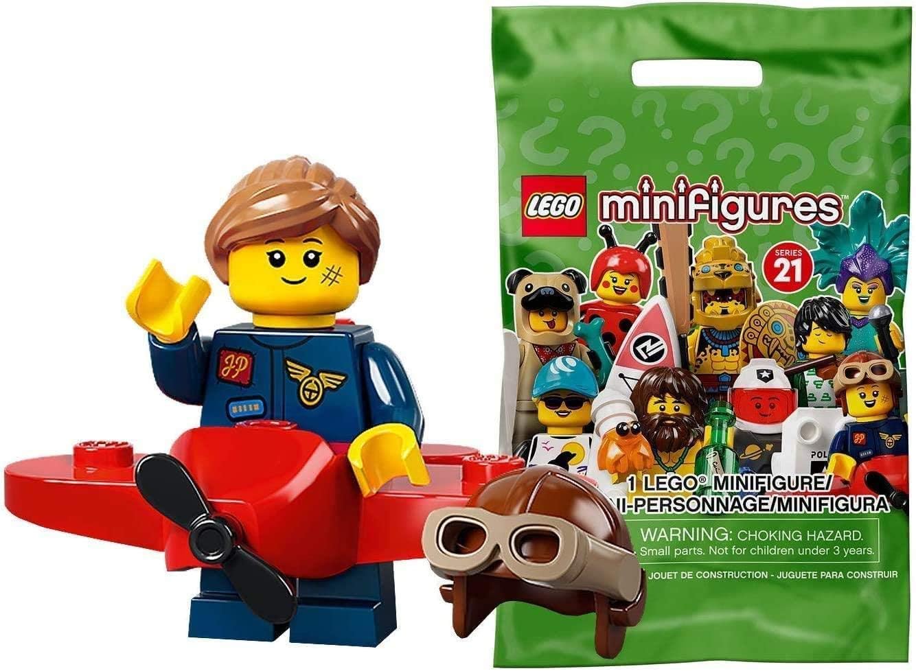 LEGO 71029 - MINIFIGURAS COLECCIONABLES SERIE 21, NIÑA DEL AVIÓN - 1