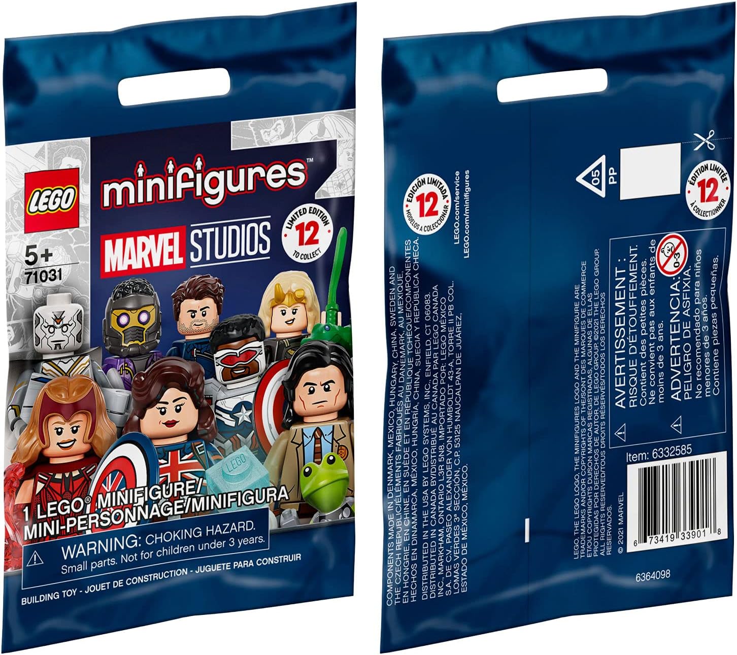 LEG LEGO MARVEL STUDIOS SERIES GAMORA CON LA HOJA DE THANOS MINIFIGURA 71031 - 1
