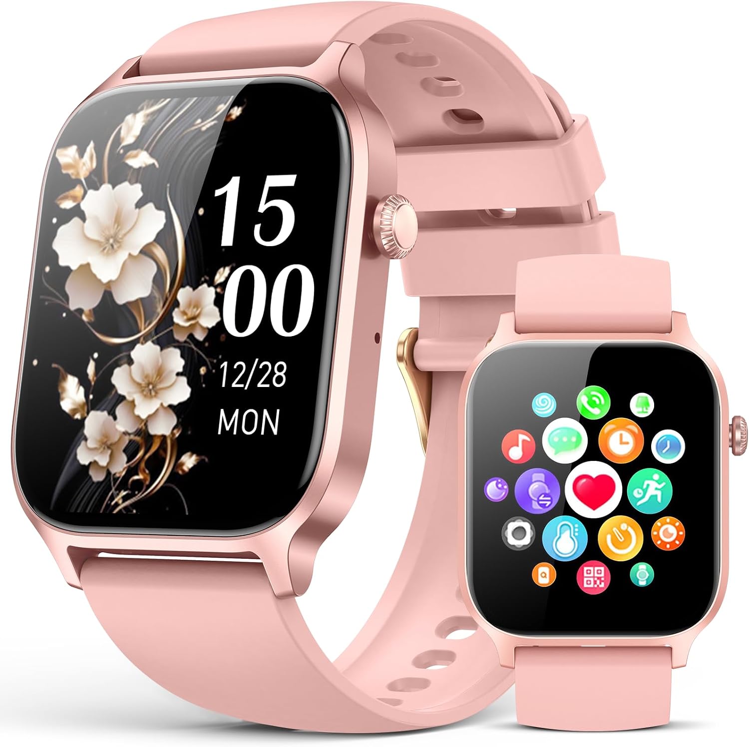 RELOJES INTELIGENTES PARA MUJERES Y HOMBRES, RELOJ DE SEGUIMIENTO DE ACTIVIDAD FÍSICA CON 110 MODOS DEPORTIVOS, CONTADOR - 1