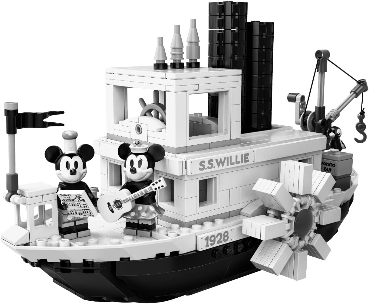 LEGO IDEAS 21317 DISNEY STEAMBOAT WILLIE KIT DE CONSTRUCCIÓN 751 PIEZAS - 4