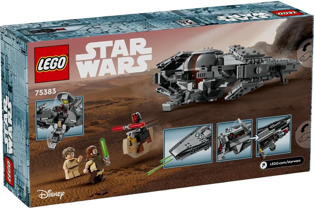 LEGO 75383 DARK MAUL S SITH INFILTRATOR 9 640PCS NAVE ESPACIAL CONSTRUCCIÓN JUGUETE PARA NIÑOS - 7