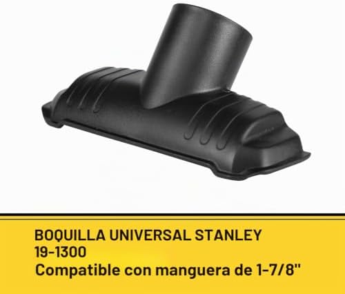 STANLEY 19-1300 BOQUILLA UNIVERSAL UTILIDAD HERRAMIENTA ACCESORIOS DE VACÍO PARA ASPIRADORAS HÚMEDAS Y SECAS - 6