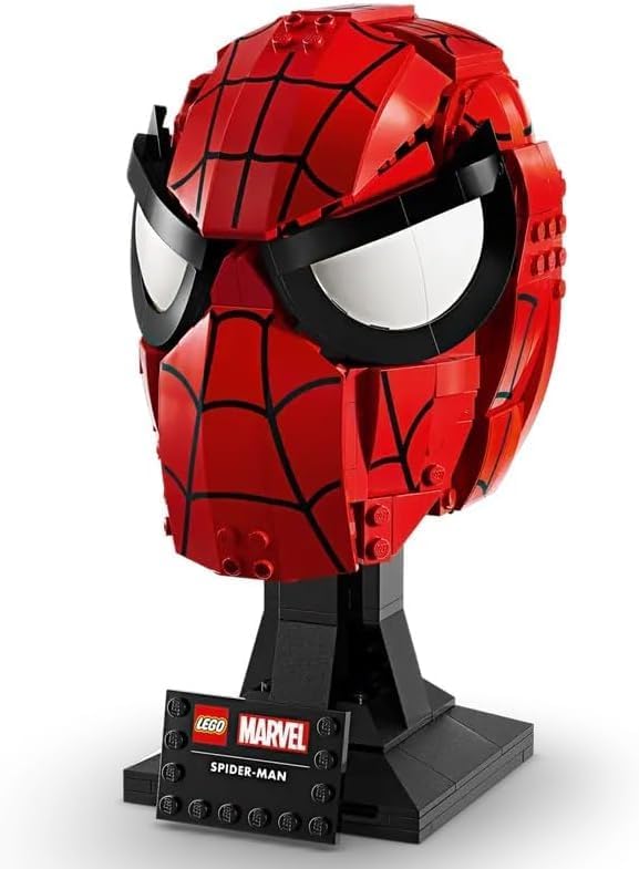 LEGO MARVEL 76285 - MÁSCARA DE SPIDER-MAN, COLOR ROJO - 4