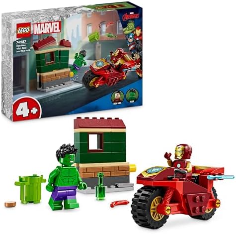 LEGO 76287 IRON MAN CON BICICLETA Y EL HULK - 7