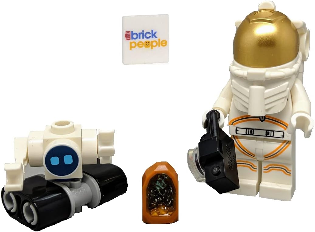 LEGO PUERTO ESPACIAL DE LA CIUDAD: ASTRONAUTA CON ROBOT SPACE ROVER - 1