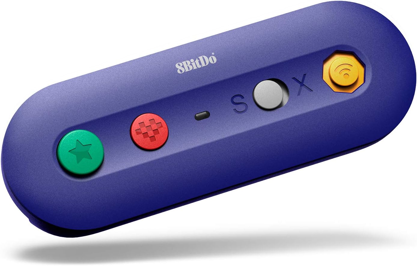 8BITDO GBROS. ADAPTADOR INALÁMBRICO PARA SWITCH/SWTICH 2 FUNCIONA CON GAMECUBE CON CABLE Y CONTROLADORES DE EDICIÓN CLÁSICA - 1