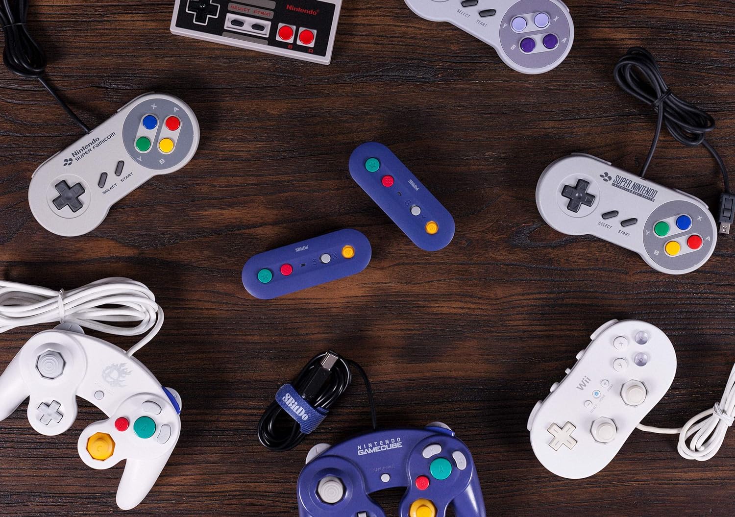 8BITDO GBROS. ADAPTADOR INALÁMBRICO PARA SWITCH/SWTICH 2 FUNCIONA CON GAMECUBE CON CABLE Y CONTROLADORES DE EDICIÓN CLÁSICA - 2