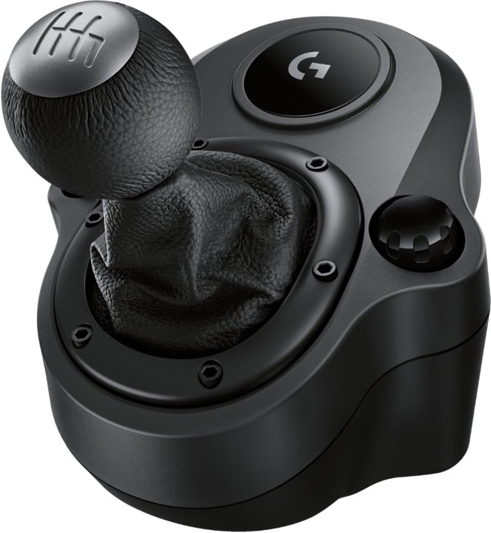 LOGITECH G GAMING DRIVING FORCE SHIFTER FOR G29 AND G920 DRIVING WHEELS FOR PS4, XBOX ONE, AND PC RENEWED - 1