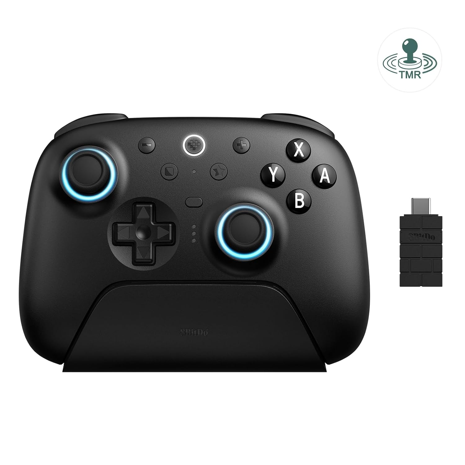8BITDO ULTIMATE 2 BLUETOOTH CONTROLLER FOR SWITCH/SWITCH 2, WINDOWS Y PC, TMR JOYSTICKS SWITCH PRO CONTROLLER, HALL - 1