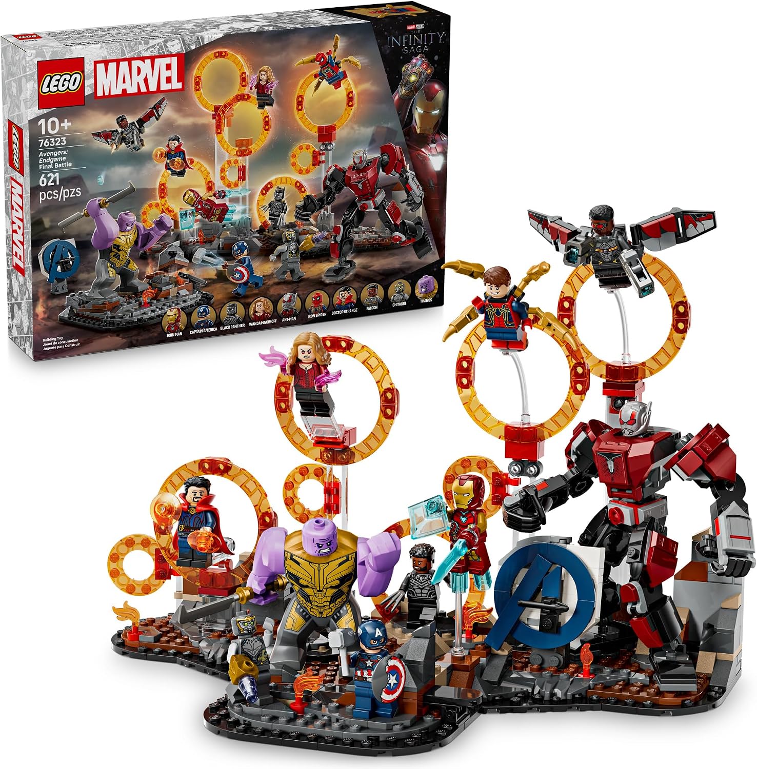 LEGO MARVEL AVENGERS: ENDGAME FINAL BATTLE JUEGO DE CONSTRUCCIÓN DE SUPERHÉROES PARA NIÑOS, A PARTIR DE 10 AÑOS 10 FIGURAS - 1