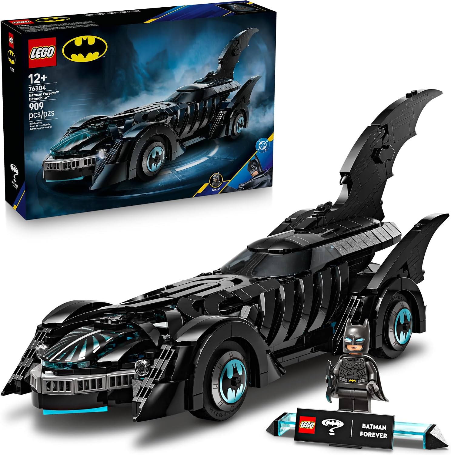 LEGO DC BATMAN: BATMAN FOREVER BATMOBILE JUGUETE PARA NIÑOS - JUGUETE DE CONSTRUCCIÓN Y APRENDIZAJE PARA NIÑAS Y NIÑOS, - 1