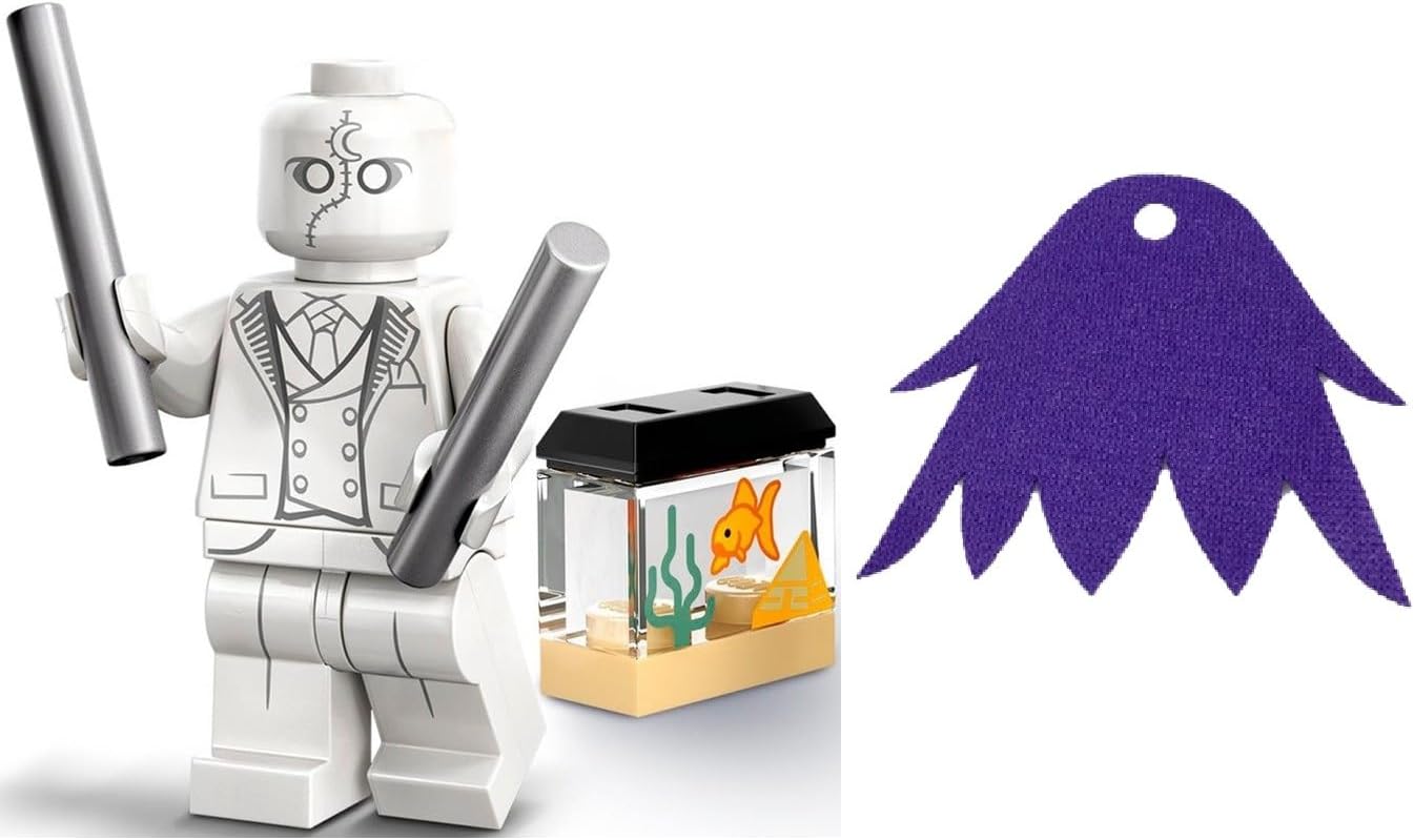 LEGO MARVEL SERIES 2 MINIFIGURE: MR KNIGHT CON CAPA DE MALÉFICA PÚRPURA - SUPERHÉROES 71039 - 1