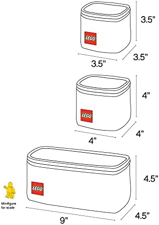 LEGO 3 - CUBOS ORGANIZADORES PARA PIEZAS DE LEGO, MULTICOLOR , CAC0099-959 - 6