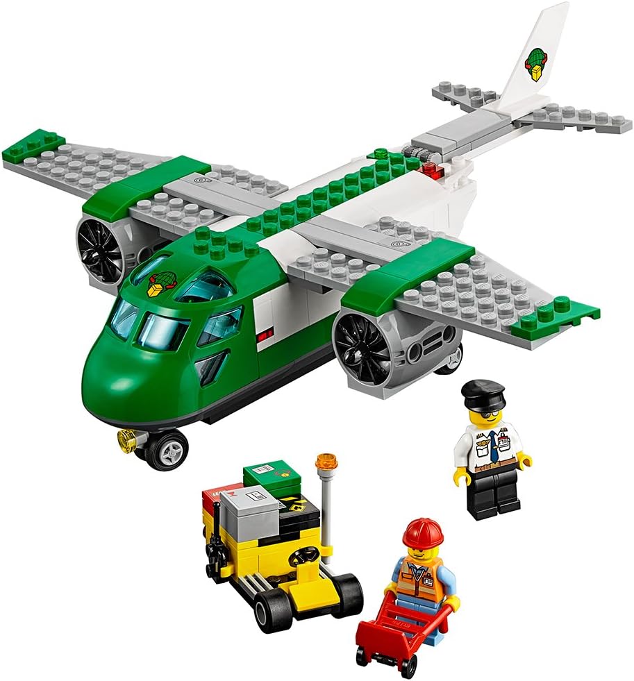 JUEGO DE CONSTRUCCIÓN LEGO AEROPUERTO DE CIUDAD 60101 AVIÓN DE CARGA 157 PIEZAS - 1