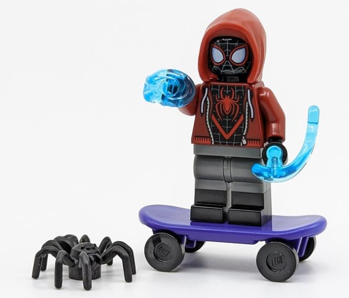 LEGO SUPER HEROES: SPIDER-MAN MILES MORALES MINIFIGURA CON CAPUCHA DE DAILY BUGLE - 3