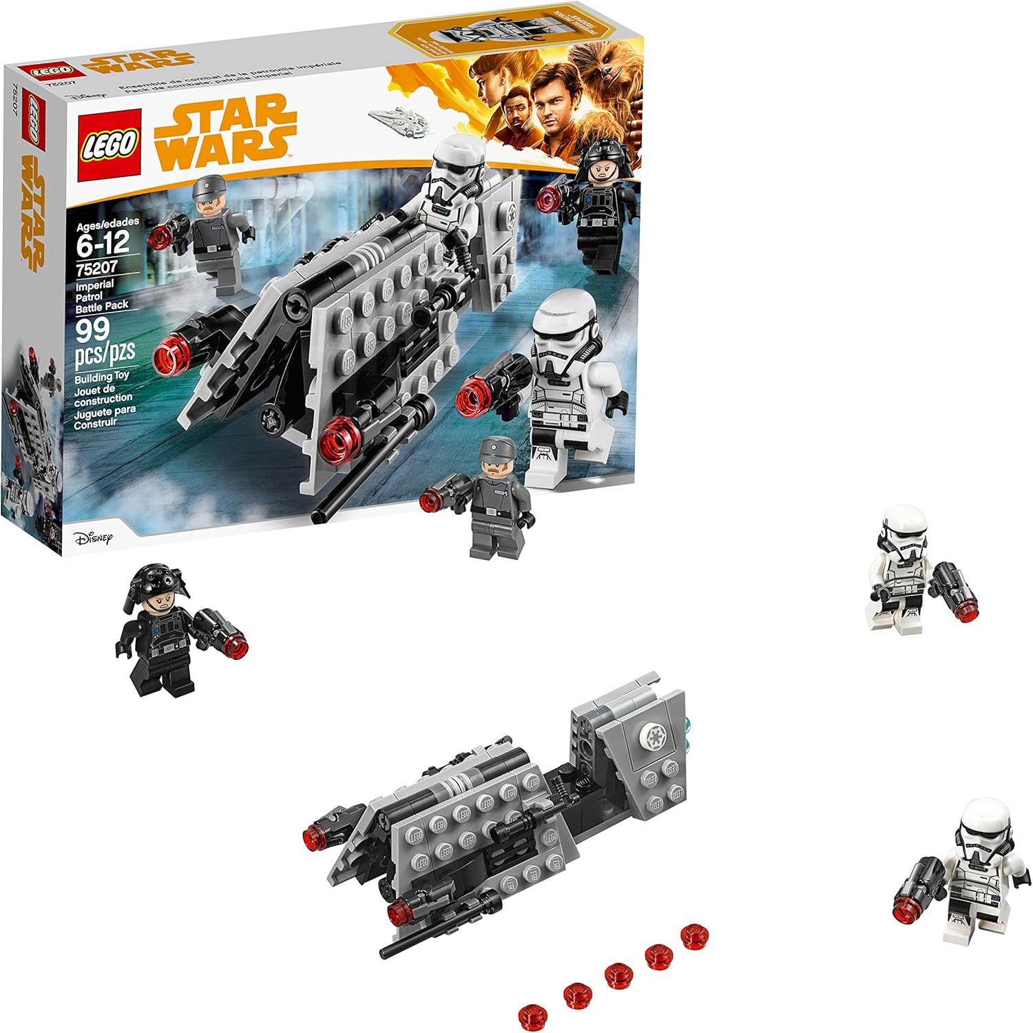 LEGO STAR WARS IMPERIAL PATROL BATTLE PACK 75207 KIT DE CONSTRUCCIÓN 99 PIEZAS - 1