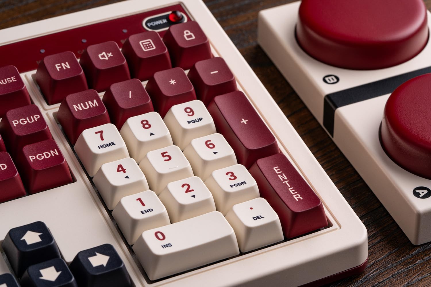 8BITDO RETRO 108 MECHANICAL KEYBOARD WITH 108 KEYS AND INTEGRATED NUMPAD, BLUETOOTH/2.4G/USB-C HOT SWAPPABLE WIRELESS GAMING - 6