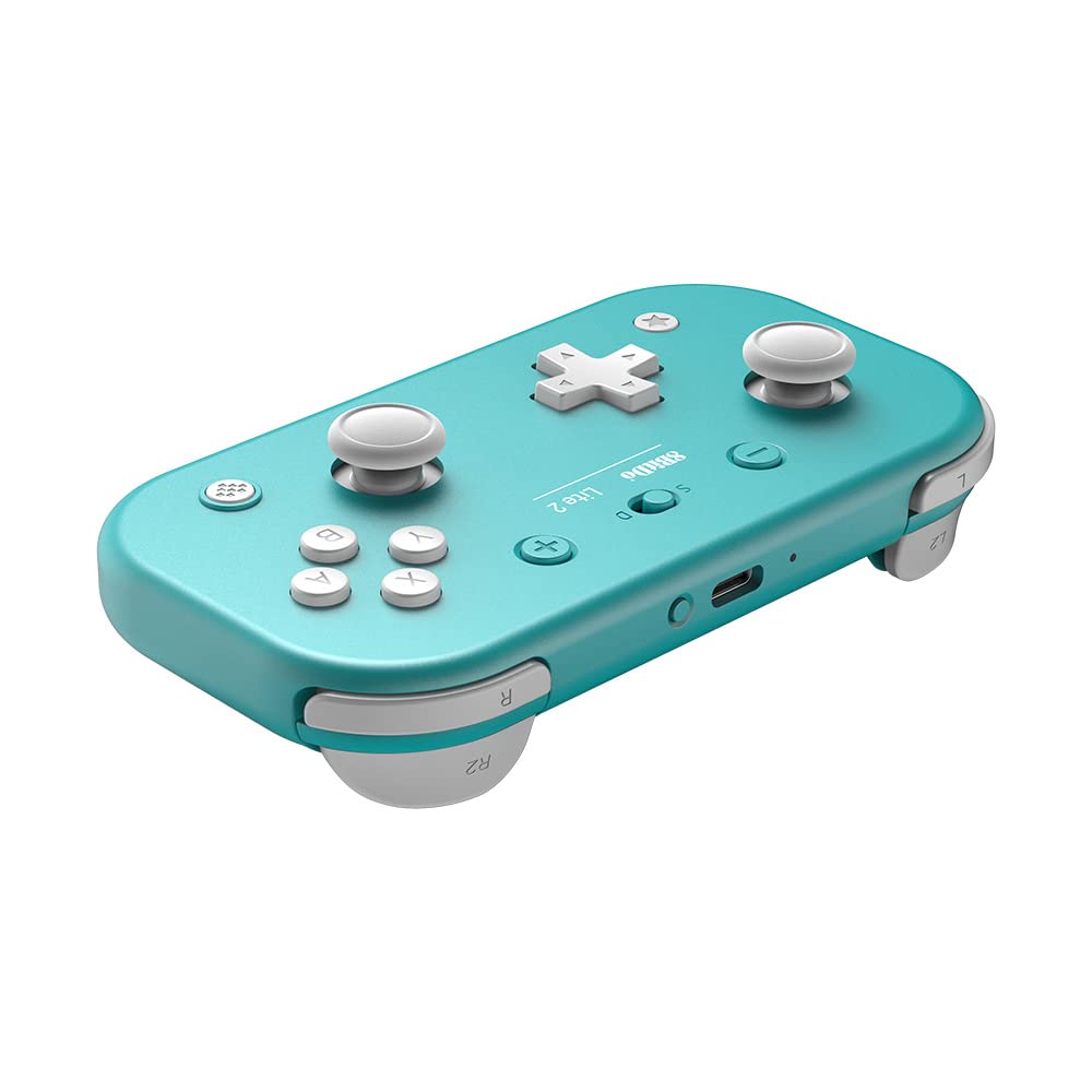 8BITDO LITE 2 BLUETOOTH GAMEPAD FOR SWITCH, SWITCH LITE, ANDROID AND RASPBERRY PI TURQUOISE - 2