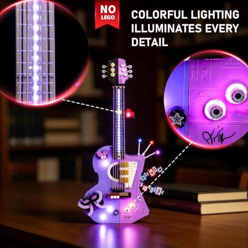 BRIKSMAX KIT DE LUCES COMPATIBLE CON LA GUITARRA DUAL LEGO OLIVIA RODRIGO - 7