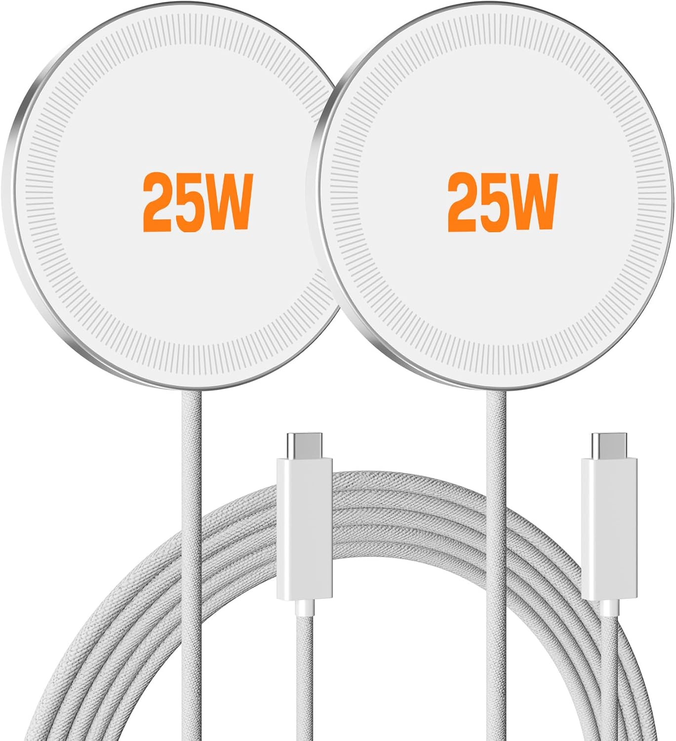 CARGADOR INALÁMBRICO MAGNÉTICO DE 25 W: ALMOHADILLA DE CARGA RÁPIDA PARA IPHONE 17, 16, 15, 14, 13, 12 PRO MAX, SAMSUNG - 1