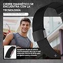 CORREA MAGNÉTICA DE NAILON COMPATIBLE CON GOOGLE FITBIT AIR ACTIVE, CORREA DEPORTIVA LIGERA DE 0.71 ONZAS CON CIERRE - 2