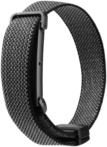 NYLON SPORT BAND FITNESS WRISTBAND FOR GOOGLE FITBIT AIR BLACK - 6