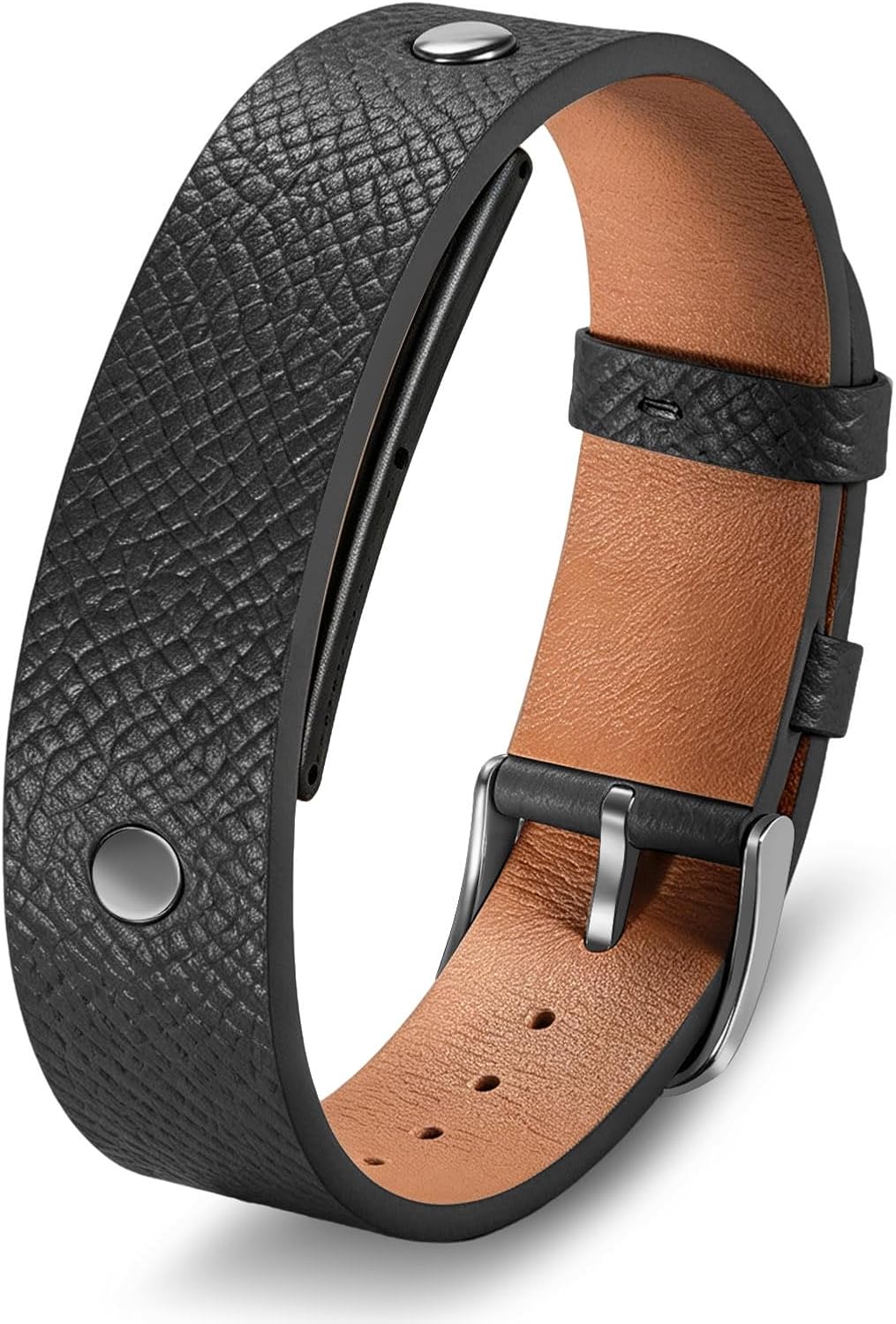 CORREA PARA GOOGLE FITBIT AIR CORREA DE CUERO GENUINO PARA HOMBRES Y MUJERES SIN RASTREADOR - 1
