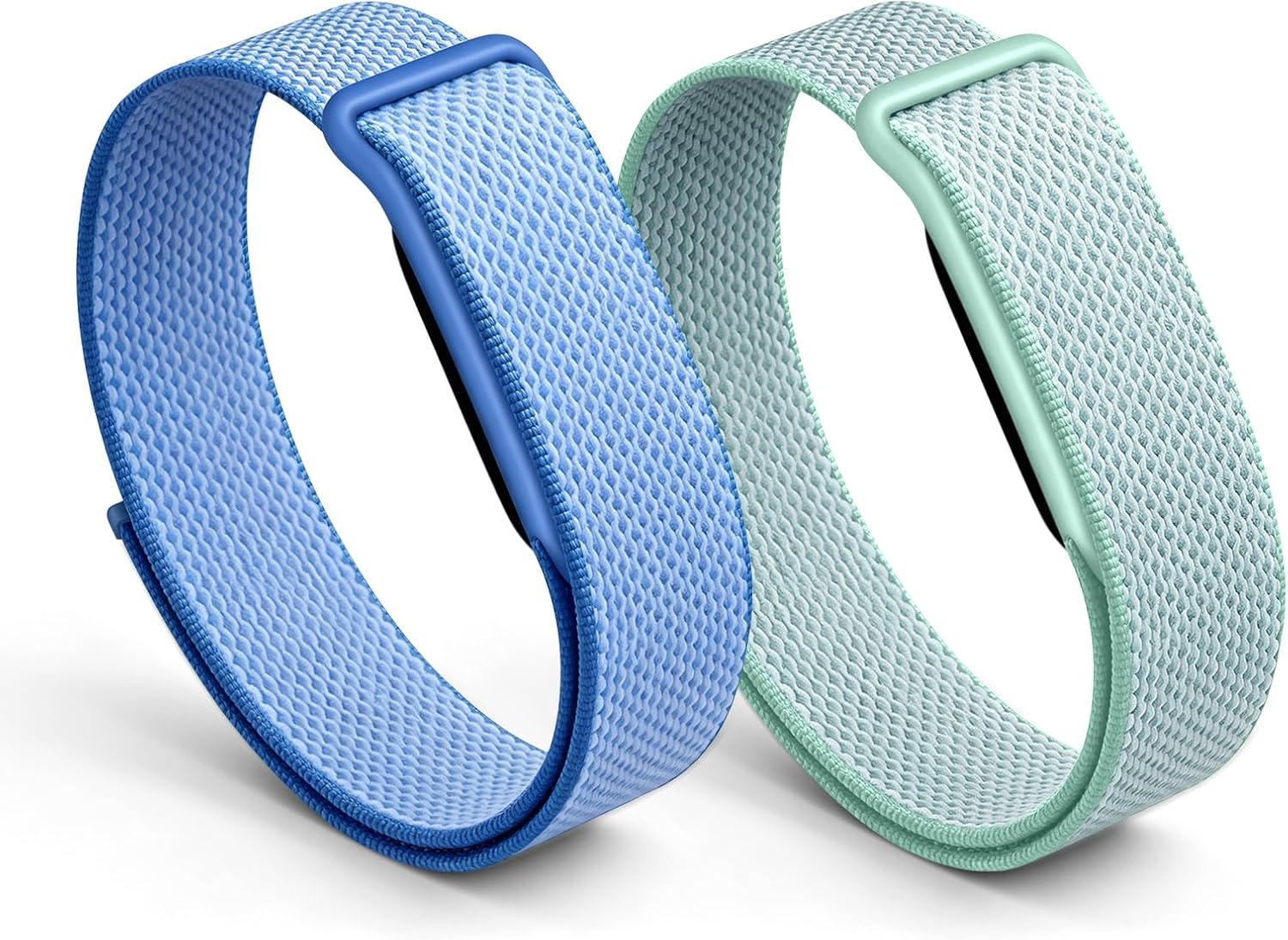 PAQUETE DE 2 CORREAS DEPORTIVAS DE NAILON COMPATIBLES CON GOOGLE FITBIT AIR, PULSERA DE REPUESTO SUAVE Y TRANSPIRABLE - 1