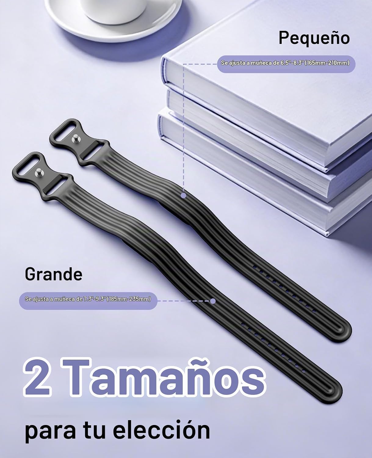 TIMOVO CORREA ACTIVA DE SILICONA DE REPUESTO COMPATIBLE CON FITBIT AIR, CORREAS DE SILICONA SUAVES Y TRANSPIRABLES - 6