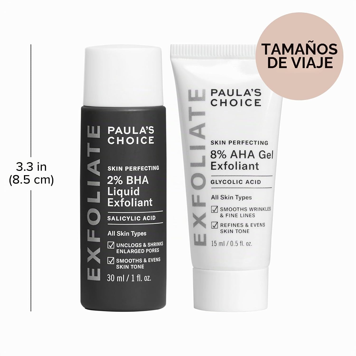 PERFECCIONAMIENTO DE LA PIEL 8% AHA GEL EXFOLIANTE Y 2% BHA LIQUID DUO - 2