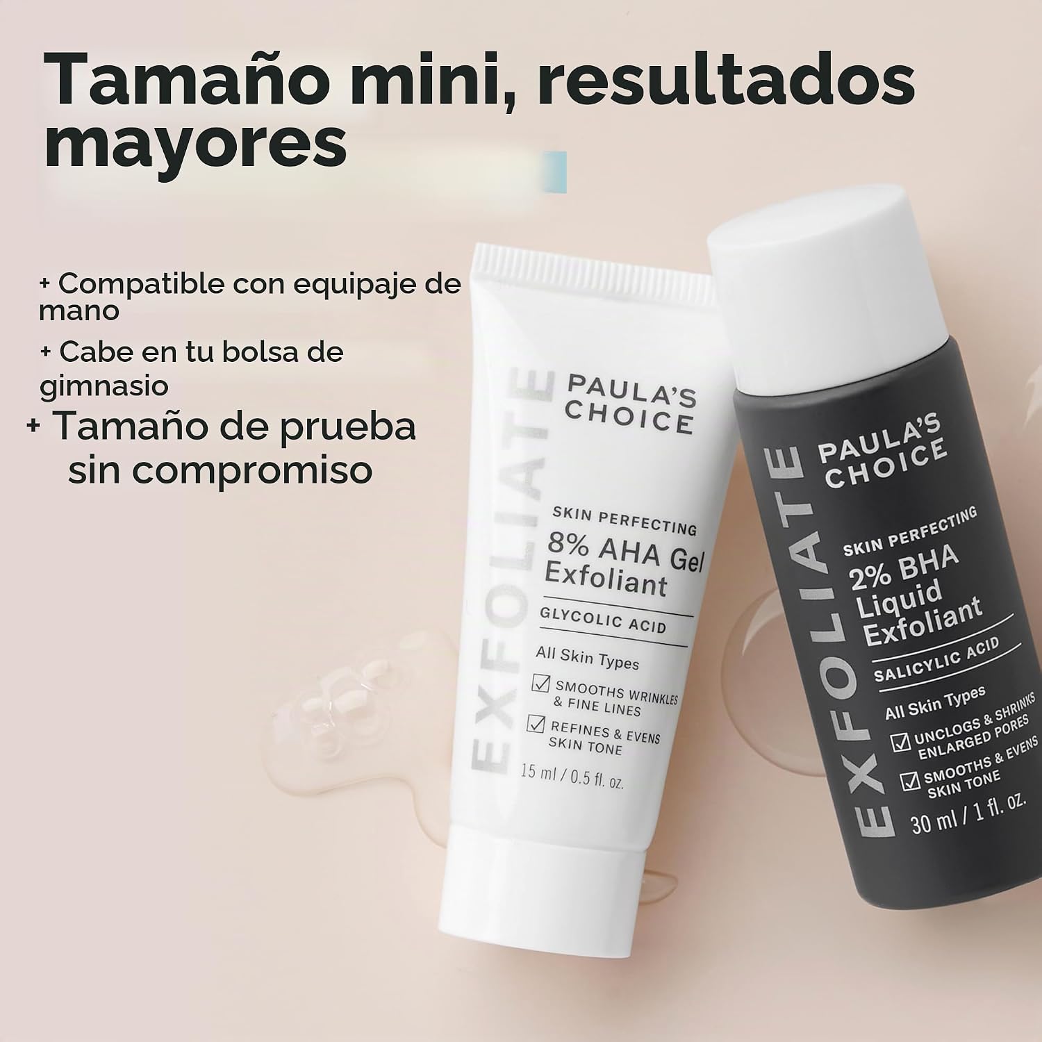 PERFECCIONAMIENTO DE LA PIEL 8% AHA GEL EXFOLIANTE Y 2% BHA LIQUID DUO - 4