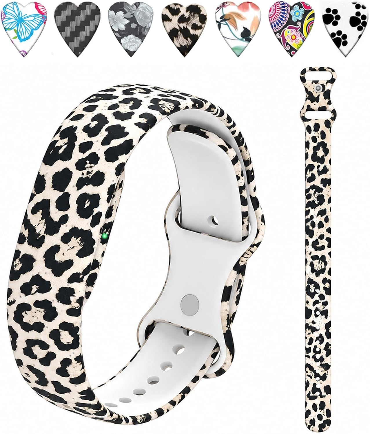 CORREA DE SILICONA IMPRESA COMPATIBLE CON GOOGLE FITBIT AIR BAND PARA MUJER - 1