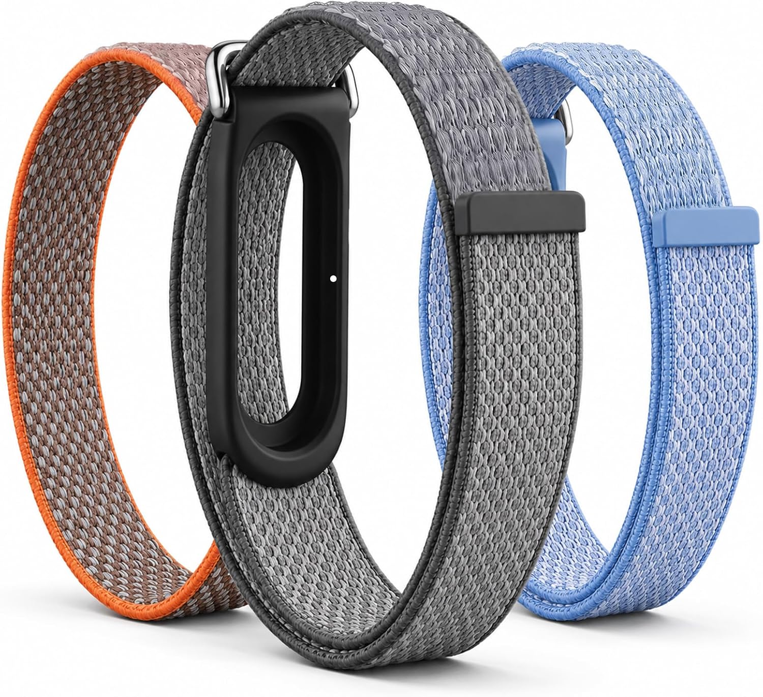 3 PACK NYLON BANDS FOR GOOGLE FITBIT AIR, ULTRA-LIGHTWEIGHT 8G BREATHABLE - 1