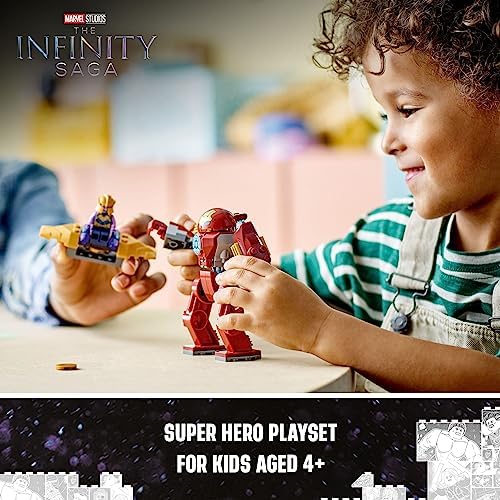 LEGO MARVEL IRON MAN HULKBUSTER VS. THANOS 76263 JUEGO DE JUGUETES DE CONSTRUCCIÓN CON FIGURAS DE THANOS Y IRON MAN, JUGUETE - 6