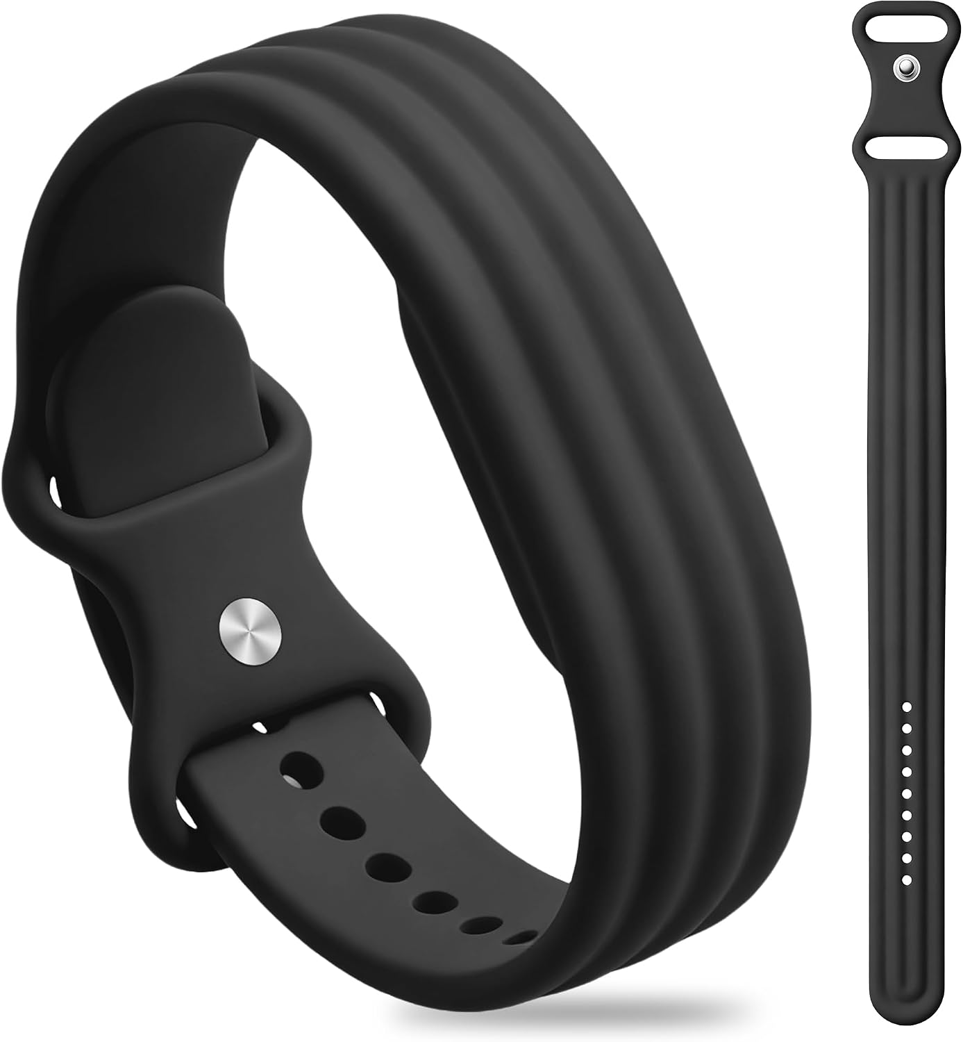 CORREA COMPATIBLE CON GOOGLE FITBIT AIR BAND PARA MUJERES Y HOMBRES, CORREA DEPORTIVA DE SILICONA SUAVE TRANSPIRABLE - 1