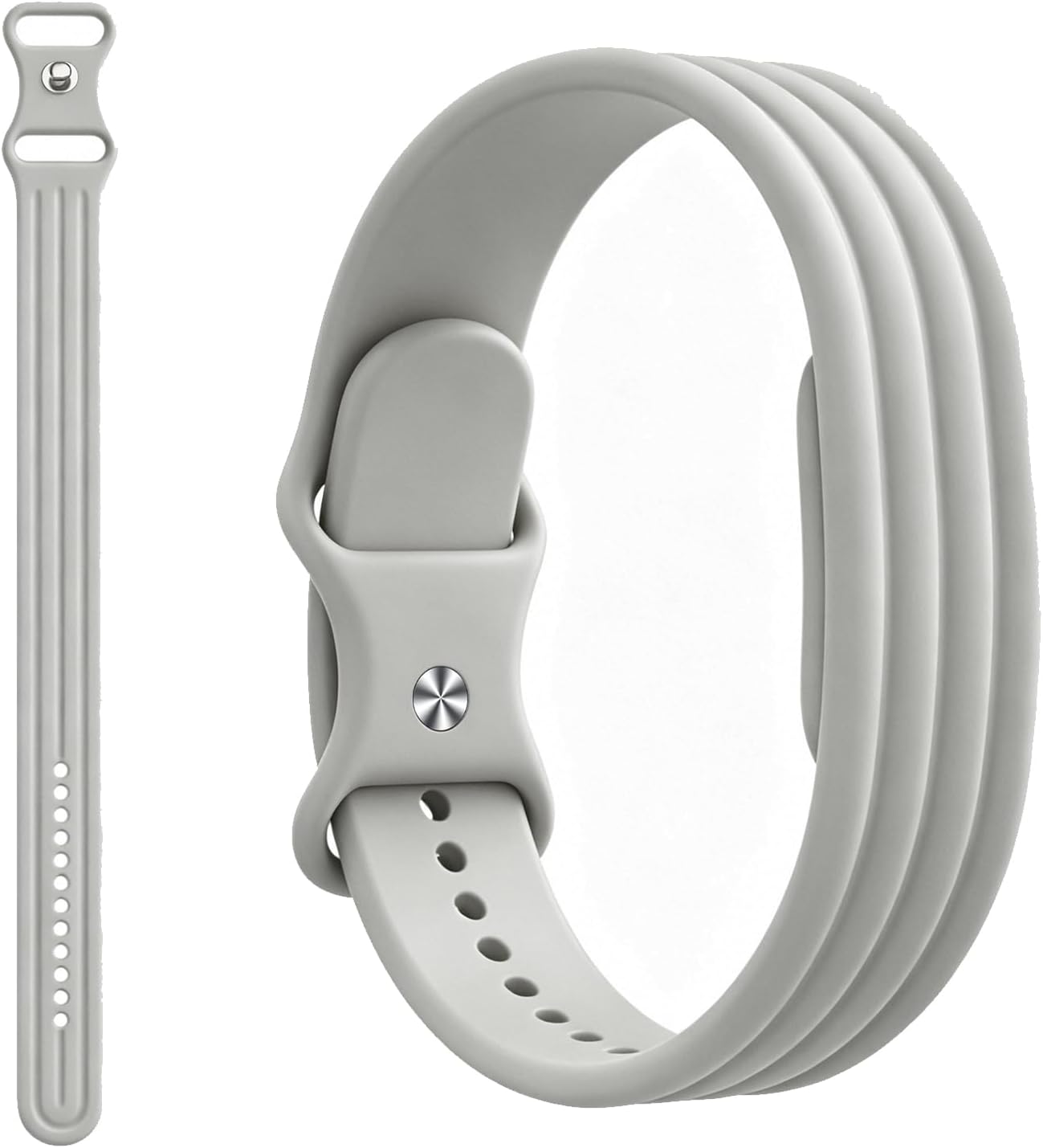 CORREA DE SILICONA COMPATIBLE CON GOOGLE FITBIT AIR, CORREA DEPORTIVA DE REPUESTO TRANSPIRABLE CON HEBILLA CLÁSICA, - 1