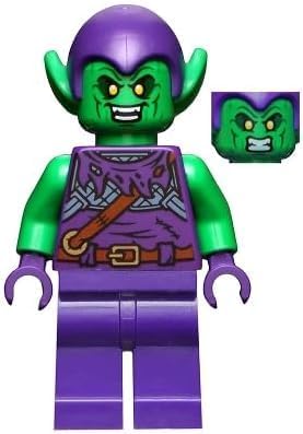 LEGO MARVEL SUPERHEROES: MINIFIGURA GOBLIN VERDE CON PLANEADOR Y BOMBAS DE CALABAZA - 4