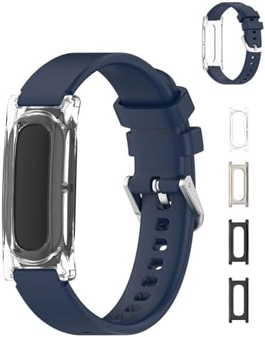 CORREA DEPORTIVA DE SILICONA COMPATIBLE CON GOOGLE FITBIT AIR CON 4 BARRAS DE RESORTE DE REPUESTO, CORREA DURADERA, PULSERA - 6