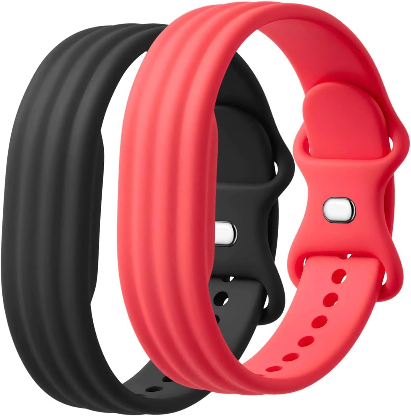 PAQUETE DE 2 CORREAS DE SILICONA PARA GOOGLE FITBIT AIR, CORREA DE REPUESTO - 1