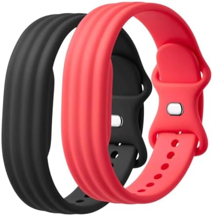 PAQUETE DE 2 CORREAS DE SILICONA PARA GOOGLE FITBIT AIR, CORREA DE REPUESTO - 4