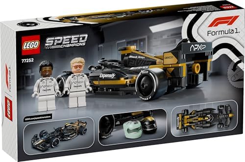 LEGO SPEED CHAMPIONS APXGP TEAM RACE CAR DE F1 LA PELÍCULA - JUGUETE DE CONSTRUCCIÓN PARA NIÑOS, NIÑAS Y NIÑOS, A PARTIR - 3