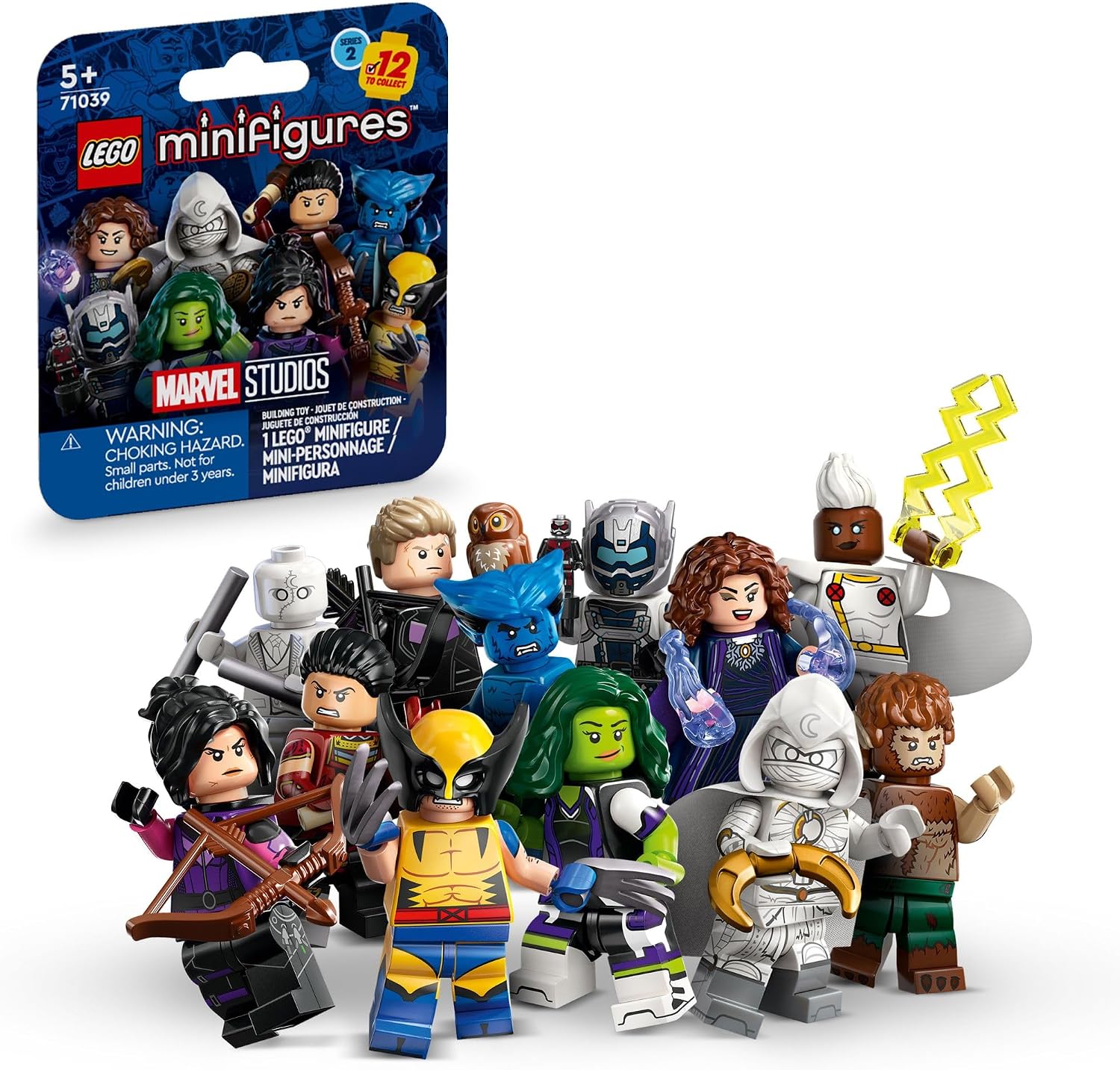 LEGO MINIFIGURES MARVEL SERIES 2 71039 CAJA CIEGA MISTERIOSA, PERSONAJES COLECCIONABLES SORPRESA PARA JUEGOS DE ROL O - 1