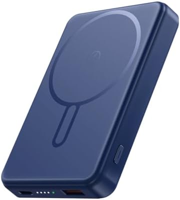 PAQUETE DE BATERÍA MAGNÉTICO PARA MAGSAFE DE 12000 MAH, BANCO DE ENERGÍA MAGNÉTICO PORTÁTIL, CARGADOR RÁPIDO DE 20W, USB C, - 5