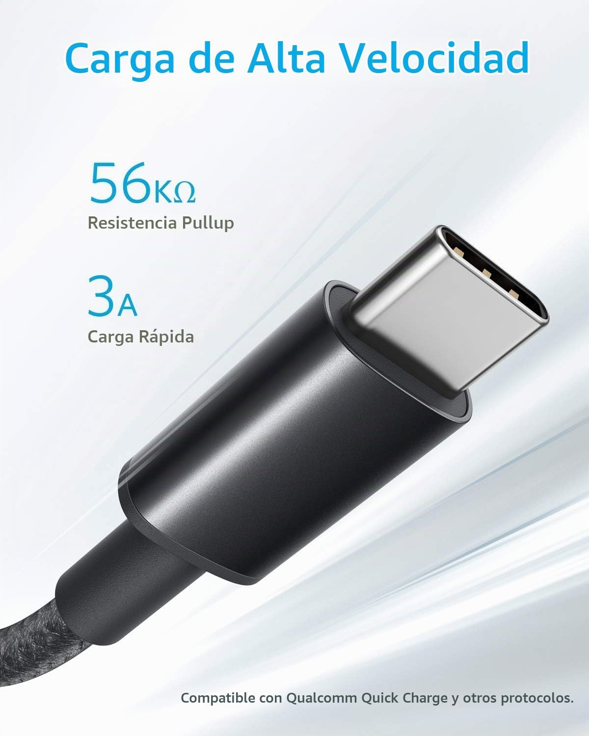 ANKER CABLE PAQUETE DE 2, 3 PIES ZOLO POWER BANK, CARGADOR PORTÁTIL DE ALTA VELOCIDAD DE 10,000MAH 30W - 2