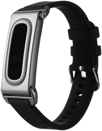 BOXOB SILICONE REPLACEMENT STRAP FOR GOOGLE FITBIT AIR BAND BLACK - 6