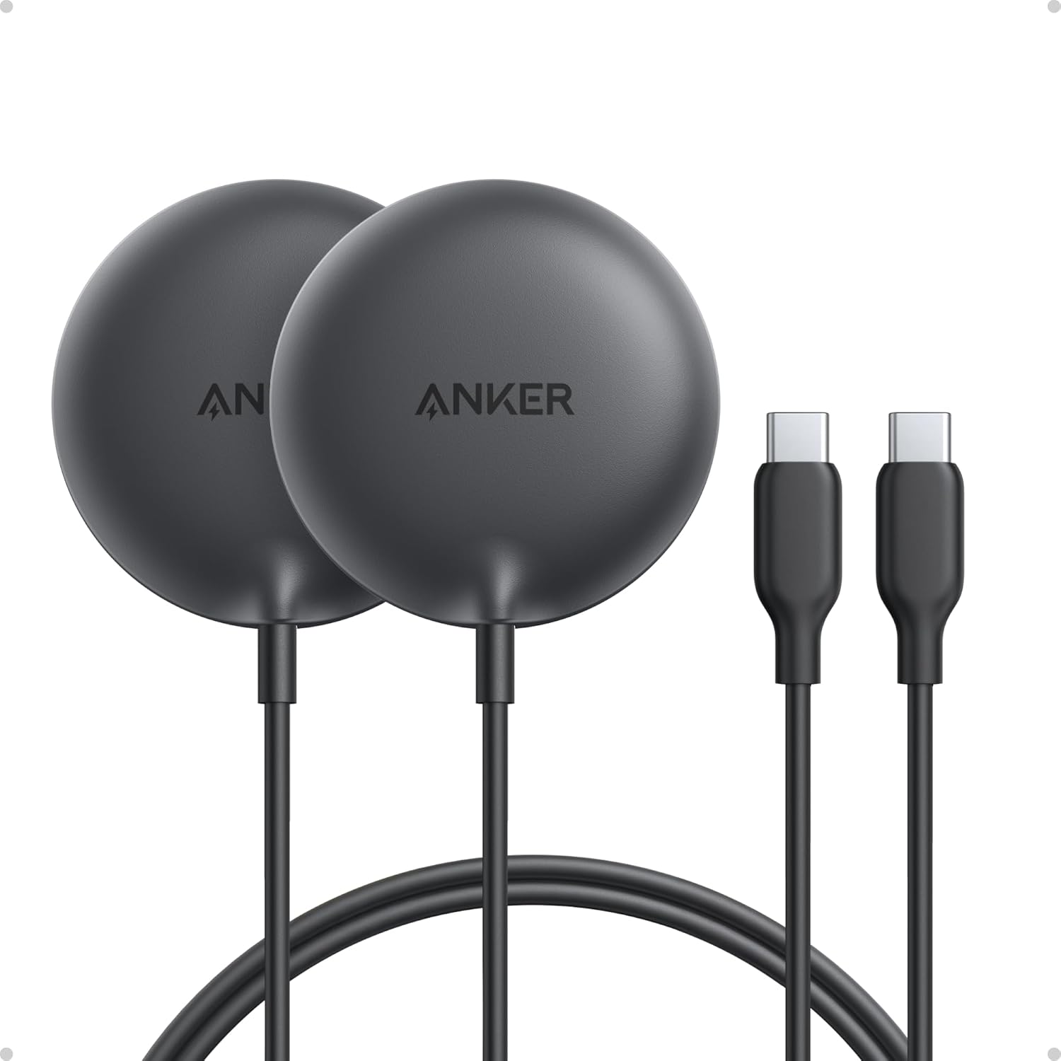 ANKER ZOLO MAGSAFE - CARGADOR INALÁMBRICO COMPATIBLE CON QI2 DE 15 W - 1