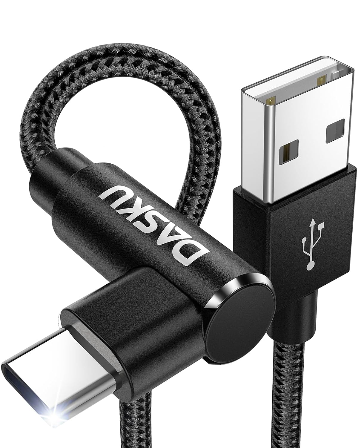 CABLE USB A USB C DE 90 GRADOS 2 UNIDADES DE 10 PIES CABLE USB C - 1