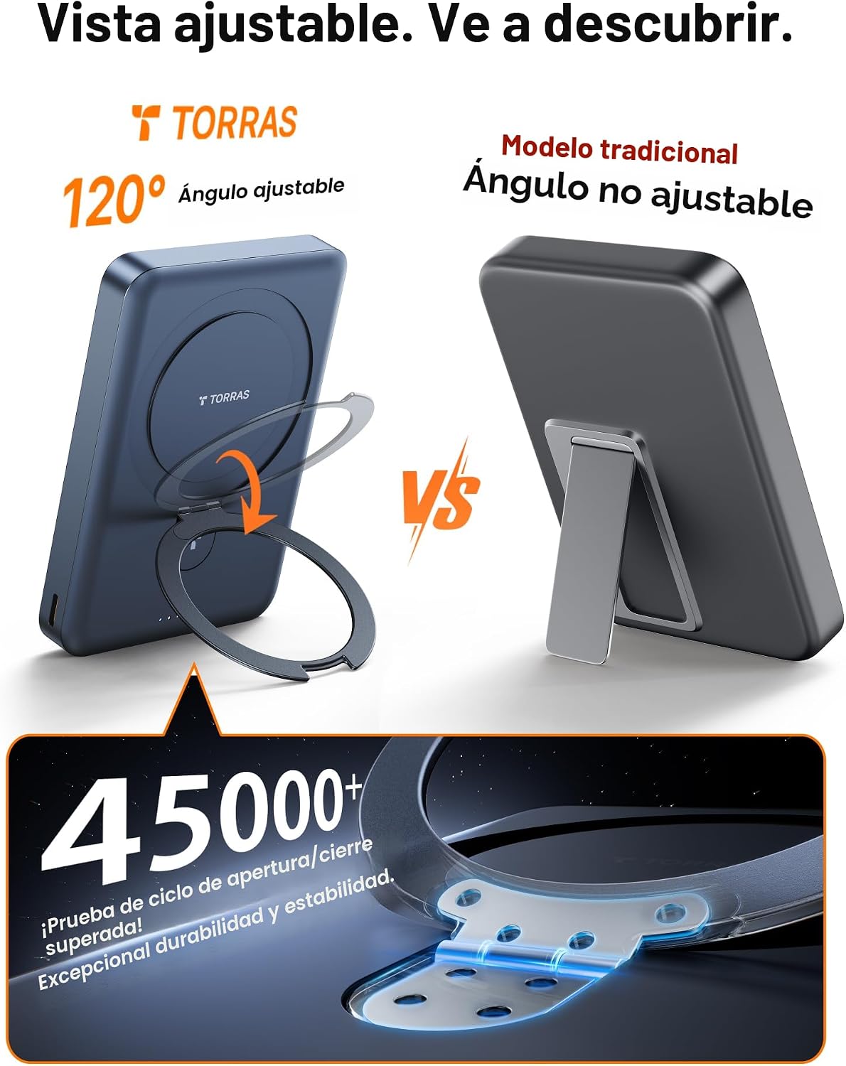 TORRAS CARGADOR PORTÁTIL EASYGO PARA IPHONE, BANCO MAGNÉTICO DE ENERGÍA - 6