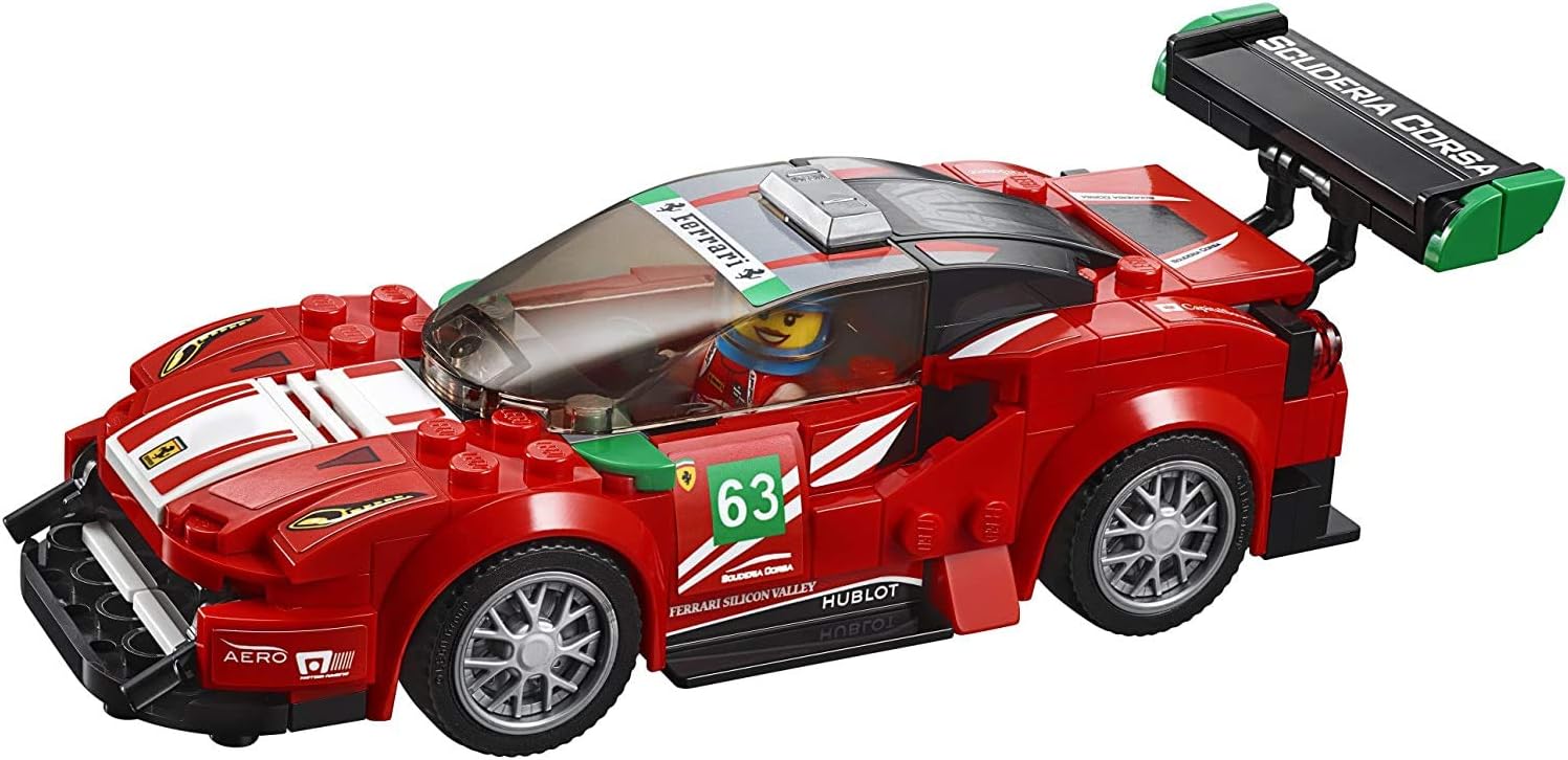 LEGO SPEED CHAMPIONS FERRARI 488 GT3 SCUDERIA CORSA 75886 KIT DE CONSTRUCCIÓN 179 PIEZAS - 1