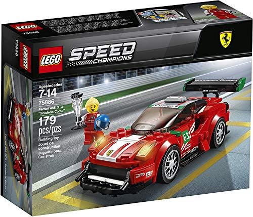LEGO SPEED CHAMPIONS FERRARI 488 GT3 SCUDERIA CORSA 75886 KIT DE CONSTRUCCIÓN 179 PIEZAS - 6